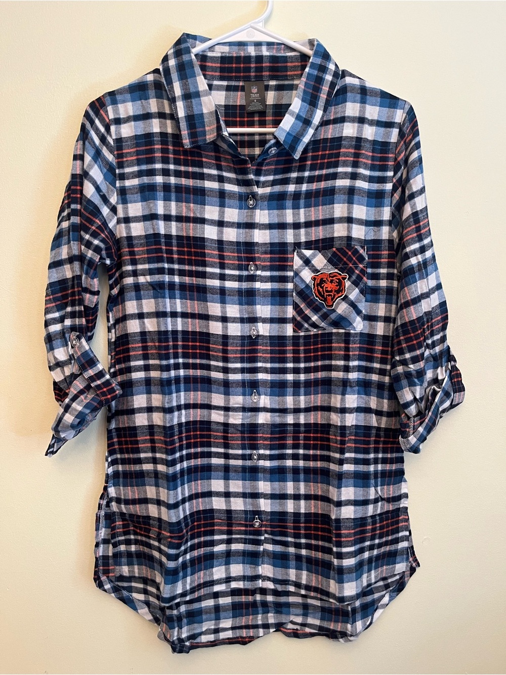 Chicago Bears Women’s Plaid Button Up